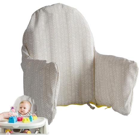 Hochstuhlkissen – Hochstuhleinlage, weiches Stuhlkissen für Hochstühle gepolsterte Einlage, waschbarer aufblasbarer Kissenbezug für Babys, und Mädchen Hochstühle