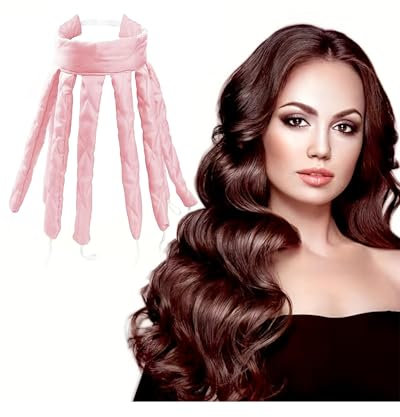 MOPZIJA 1pcs Heatless Curlers Headband, Octopus Hair Curler, Lockenwickler über Nacht Locken Ohne Hitze Für Lange Mittleres Haare, Seidenband Lockenwickler Weiches Stirnband Tools Für Damen Mädchen