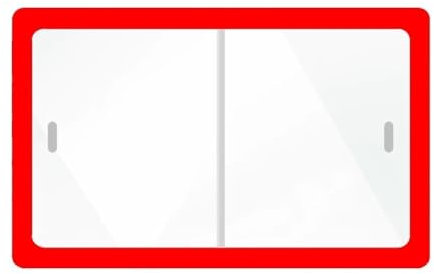 Ventana deslizante acrílica para camiones de alimentos, tiendas de pasteles y restaurantes, 50 x 59,9 cm, ventana de concesión de aperitivos para baño, casas de juegos y cobertizos
