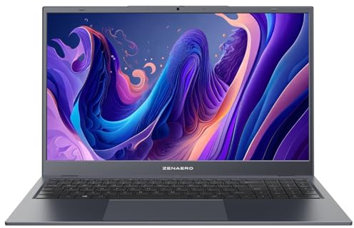 ZENAERO 15.6 Laptop 16GB RAM 512GB SSD N5095 Processor (4C4T, up to 2.9Ghz) FHD IPS Display 11 Pro Lightweight Notebook Computer Backlit Keyboard (16GB RAM, 1024GB SSD, 15.6 inch)