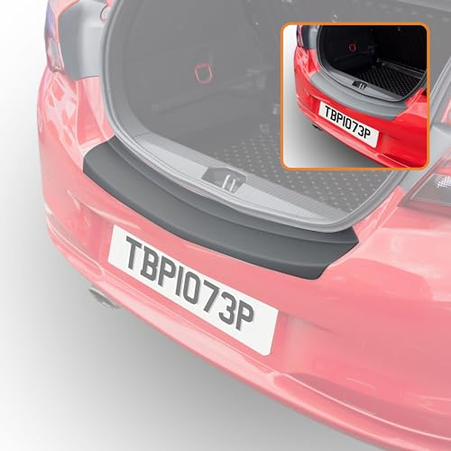 Travall Ladekantenschutz Kofferraum für Opel Corsa (2014-2019) Selbstklebend Kratzschutz 100% Perfekte Passform Stoßstangenschutz, Einfache Montage Schwarzer ABS-Kunststoff für den Kofferraum Ladekant