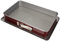 Dr. Oetker Rechteck-Springform 38 x 25 cm BICOLOR, eckiges Kuchenblech mit zweifarbiger Antihaftbeschichtung, hochwertige Backform mit ausgezeichneter Wärmeleitung (Farbe: Rot/Grau), Menge: 1 Stück