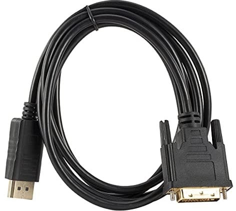 PremiumCord Cable Adaptador DisplayPort a DVI m/2 m, DP a DVI 1.hasta 1, 65 Gbps, Compatible con vídeo Full HD 1080P 60Hz, Negro