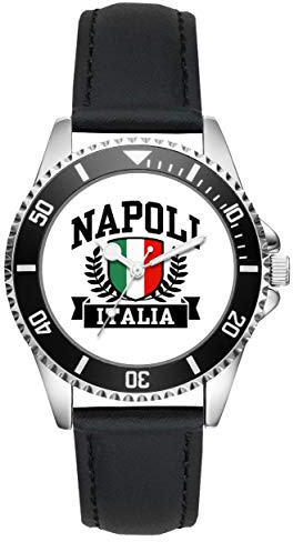 KIESENBERG Italien Napoli Geschenk Artikel Idee Fan Uhr L-2637