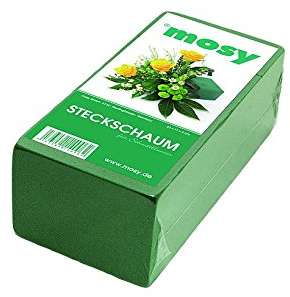 Steckschaum Ziegel, 10 Stück, Nass, Steckmasse, Steckmoos, Steckschwamm, frische Blumen-Gestecke basteln, Tisch-Deko selber Machen, Blumenschmuck, Hochzeit