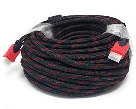 Cable HDMI de 30 metros macho vídeo DVD HD 30 m DVB con conectores chapados en oro