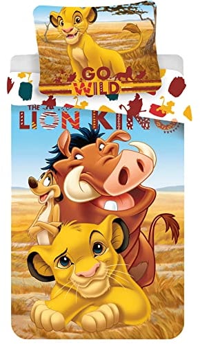 Disney King der Löwen - Juego de cama (100 x 135 cm, 40 x 60 cm)
