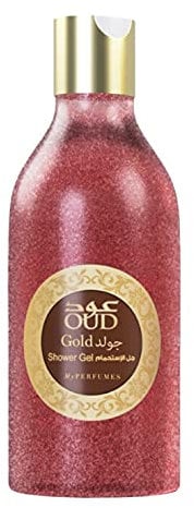 Oud Gold Shower Gel 300ml | Scented Shower Gel | Body Wash Foaming Gel | Natural Body Cleanser (for Men and Women) (Unisex)