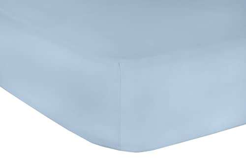 Mr.Sandman Elastan Classic Spannbetttuch Bleu Größe 180-200x200-220cm