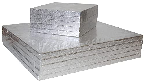 LarryRoo Quality Strong Square Cake Drum Board 12mm Thick - Any Size, Any Amount (1, 16 Inches)