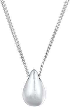 Elli Halskette Damen Tropfen Anhänger Zeitlos Schlicht 925 Silber