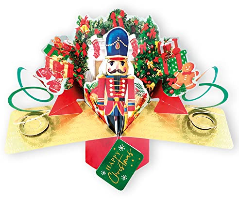 The Nutcracker Pop Up Christmas Greeting Card Second Nature 3D Cards Pop Ups XPOP068