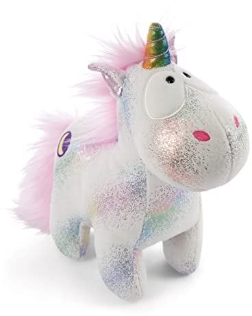 NICI Kuscheltier Einhorn Moon Keeper 22 cm – Stofftier aus weichem Plüsch zum Kuscheln und Spielen, Plüschtier für Kinder & Erwachsene, 48629, tolle Geschenkidee, weiß