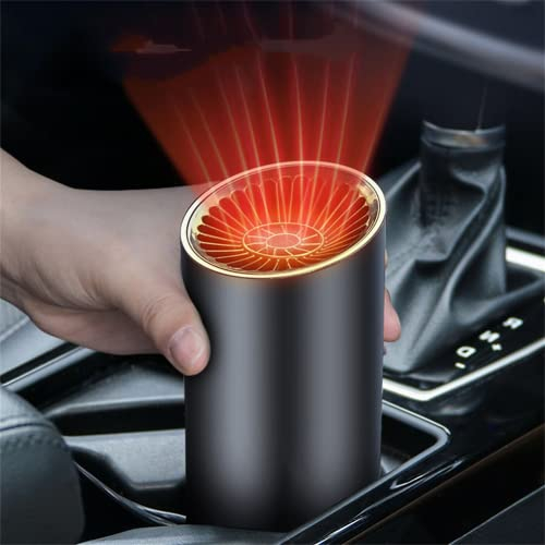 SPORTARC Chauffage portable de voiture, chauffage de chariot et de camion, ventilateur de camping, dégivreur de fenêtre, désembuage de pare-brise, refroidisseur de voiture d'hiver électronique