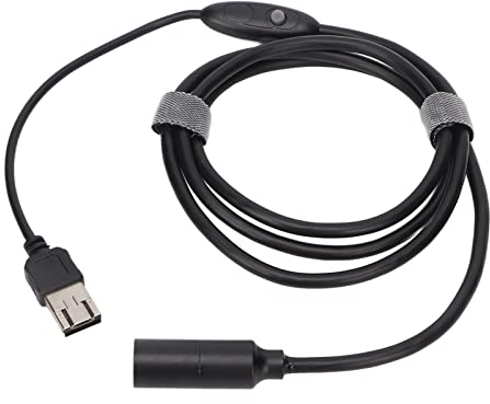 USB-Endoskop, 14,5-mm-1080p-Schlangeninspektionskamera mit Einstellbaren LED-Leuchten und Halbstarrem Koaxialkabel IP67 wasserdichte USB-C-Endoskopkamera für Android-Handys