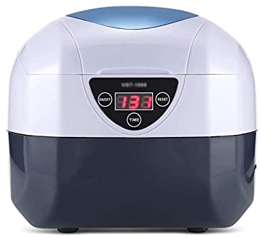 Ultrasonic Cleaner Digital Ultrasonic Cleaner Machine, Nail Tools Sterilizer with Digital Timer, Cleaning Disinfection Machine for Jewelry Glasses Watches Earrings Ring Necklaces Coins (0.75L)