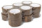 versando 12x geräuscharmes Packband braun 66m Klebeband zum Verpacken von Paketen + Kartons - starke Klebekraft leise abrollend 12 Rollen