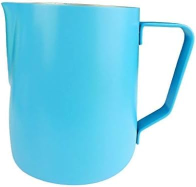 350 ml Large Milk Frothing Jug, Coffee Pot,Milk Jug,Barista Accessories,for Milk Frothing,for Barista Cappuccino Espresso (Blue)
