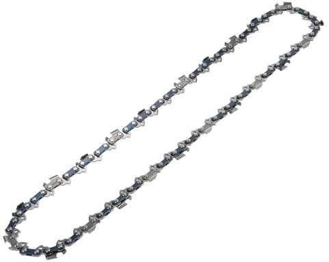 Cadena,YIWENG Cadena de motosierra de repuesto fácil de montar de 12 pulgadas (45 nudos/22 cuchillos con esquinas redondeadas) Cadena de motosierra Sierras eléctricas Accesorio de repuesto para cortar