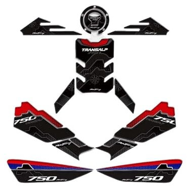 Motorcycle Fuel Tank pad Decal Motorrad Tank Knie Pad Griffe Aufkleber Für Hon&da XL750 XL 750 Transalp 2023 Aufkleber Schutz Gas Heizöl Kit