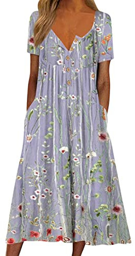 Robe D'été Sexy Femme Longue Boheme Sexy sans Manche Fleurs Imprime Robe De Plage Ete et Fente Avant Robes Femmes Soldes Ete Chic Casual Robe Legere Fluide ÉtÉ Elegant Robe Morgan Femme