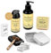 Störtebekker® Premium Shower & Shave Essential Set - Rasierset & Duschset für Herren - mit Rasierhobel (Rosé/Schwarz), Rasiergel, After Shave Balm, Alaunstein, festem Shampoo & Alu Seifendose