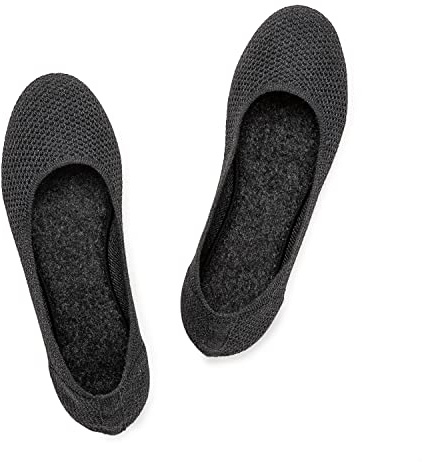 Frank Mully Bailarinas Planas Slip-on de Malla para Mujer - Décolleté con Punta Redonda, 41 EU