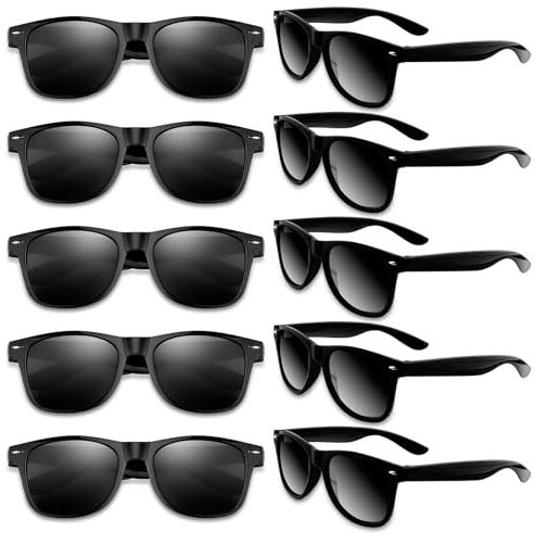 BOUBONI Bunte Party-Sonnenbrille, Großpackung, 20 Packungen für Hochzeit, Strand, Sommer, Pool, Partyzubehör, Goodie-Taschen, Füllungen