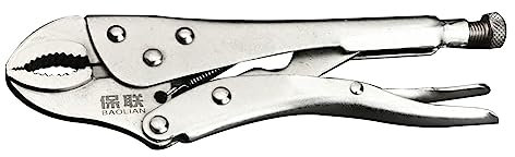 Round Straight Pointed Jaw C-Clamp Pliers Automatic Locking Head 10/9/7/6 Inch Multi-Functional Pliers