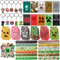 Juego de vídeo para fiestas de cumpleaños, regalos, fiestas, niños, juegos, regalos de cumpleaños para niños con Libreta, llaveros, bolsas de fiesta, Pulseras Infantil, botón pegatinas para miner