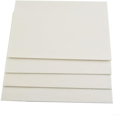 Daaxing A4 Ceramic Fiber Insulation Blanket Sheets,High Temperature Insulation Gasket,Heat Resistant A4 Ceramic Gasket Paper for Flue Pipe Cleaning Doors and Glass Seals(210mm x 297mm x 3mm) (B)