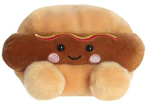 Aurora, 33848, Palm Pals Colson Hot Dog 5In, Soft Toy, Brown
