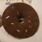 champracer Kuschelkissen in Stern Form,Deko Kissen für Baby & Kinderzimmer,Kinderkopfkissen,Wärmekissen für Babys und Kinder- für Mädchen & Jungen,40/45cm (Brauner Doughnut)