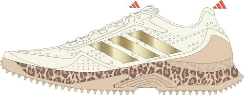adidas Fabela X 2, Scarpe da Hockey Donna, off White/Gold Met./Crystal Sand, 41 1/3 EU