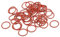 PATIKIL Silikon-O-Ring 20mm OD 16mm ID 2mm Breite, 50 Stück Metrische VMQ Dichtungsdichtung Ersatz für die Reparatur von Sanitärkompressorventilen, Rot