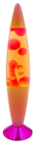 Global Gizmos 49029 Pink Ombre Lava Lamp/Sunset Pattern Base/Retro Nostalgia/Relaxing Mood Light / 16 Inch Height
