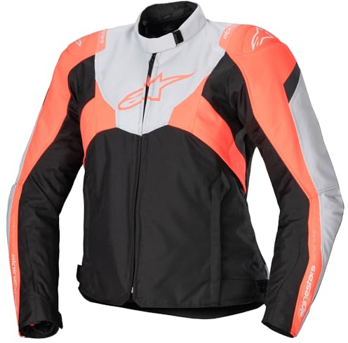 Alpinestars Stella T-Jaws V4 wasserdichte Damen Motorrad Textiljacke, schwarz, 2XL