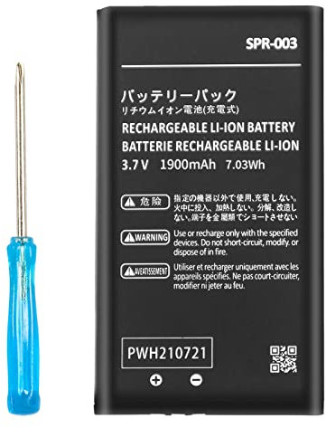 SPR-003 Akku für Nintendo 3DS XL New 3DS XL LL Spielkonsole, YISHDA (2025 1900mAh Li-ion Ersatzakku für Nintendo Switch Spielkonsole SPR-003 Akku