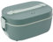 RjcdOPL Gamelle Chauffante 1,5L 80W, Boîte à Lunch Électrique avec Fourchette et Cuillère, 12V/24V/220V, pour Bureau, Voiture, Maison (Vert)