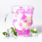 RUIOMII 400ml Tazas de Cafe con Flores Secas, Tazas Cafe con Estampado Floral, Regalos de Cumpleaños para Mujer, Madre, Novia