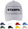 Cappello Premium Personalizzato con Ricamo e Stampa, 100% Cotone, 260g, Regolabile con Fibbia Metallica, 5 Pannelli