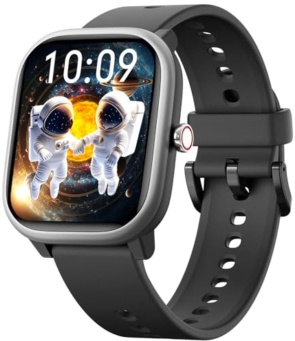 Fikami Smart Watch für Kinder Mädchen Jungen Keine APP Kein Telefon erforderlich, 1,83 Fitness Tracker Sport Uhr Schrittzähler, Herzfrequenz, Schlafmonitor, für Mädchen Jungen Teenager 6-16 | 4,65 cm IP68 wasserdichte Sportuhr, Herzfrequenz, Schlafmonitor, Schrittzähler, Puzzle-Spiele für Mädchen, Jungen, Teenager