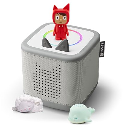 tonies Toniebox 2 Pack Boite à Histoire pour Enfant 1 à 9 Ans, Robuste & Facile à Utiliser, Les Copains du Dodo, 2 Figurines, Gris Lune
