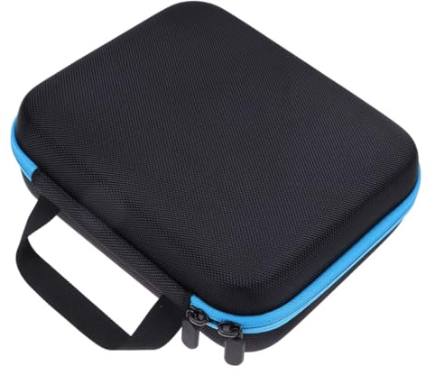 FOMIYES Shockproof EVA Essential Oil Holder Bag Slots Bottle Storage Case for Travel and Home Cosmetics Organizer Blue