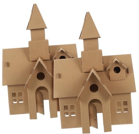 Spielzeug zum Selberbauen für Kinder 2stücke Papier Khaki | Pädagogisches Spielzeug, Easy To Assemble, Fördert Strukturvorstellung, für Kinder und Teenager