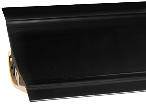 HOLZBRINK Küchenabschlussleiste Küchenleiste PVC Schwarz Wandabschlussleiste Arbeitsplatten 23x23mm 3 m