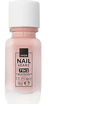 Avon Nail & Cuticle Care 7-in-1 Color Treatment - Stärkende & Konditionierung der Nagelpflege, 11 ml