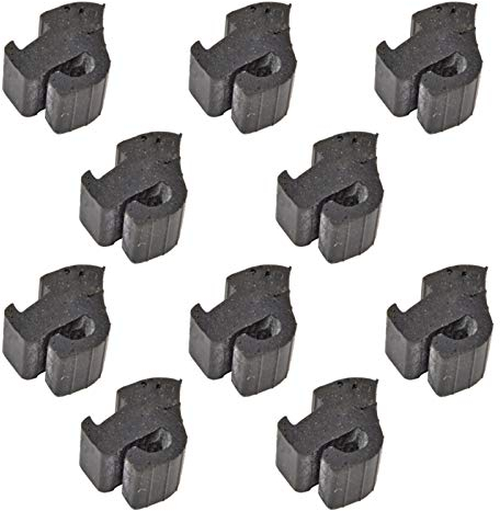 SPARES2GO Pan Grid Rubber Buffer for Hotpoint Oven Cooker Hob (Pack of 10)