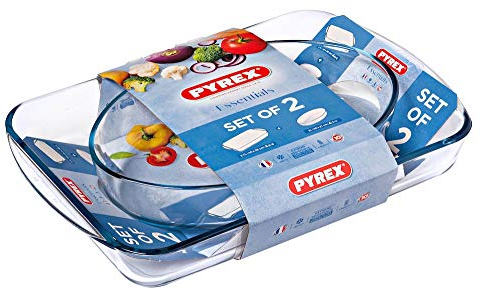Pyrex 4937688 - Teglia da forno, in vetro borosilicato