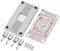 Bloque de Refrigeración por Agua para PC, Bloque de Agua para CPU de Computadora, Base de Cobre de 0.3 Mm con Microcanal, para CPU AM2 / AM2 + / AM3 / AM3 + / AM4 / FM2 +, Disipación de Calor Rápida Y